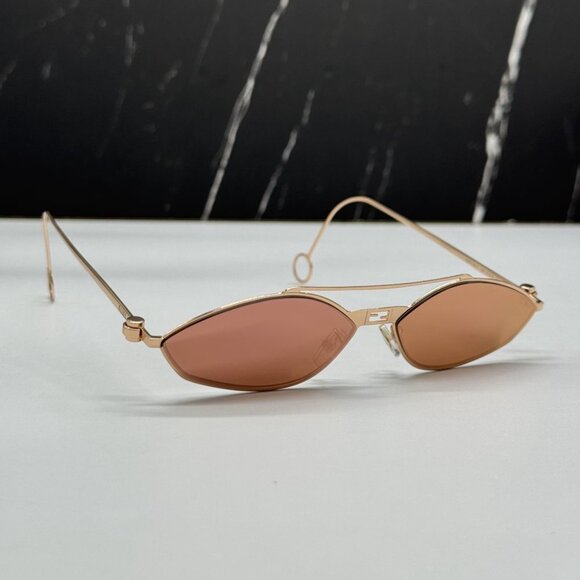 NEW FE40114U-Y 33U FENDI SUNGLASSES GOLD RED WOMEN EYEWEAR FENDI - Picture 8 of 14